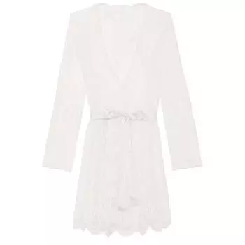 Халат Victoria's Secret Sheer Lace Wrap, белый