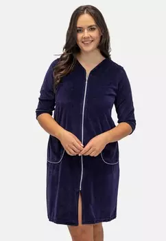 Халат Vivisence, темно-синий