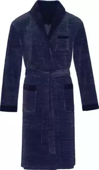 Халат Vossen "Альберто" (1 шт.) с экстравагантным трехцветным дизайном, синий