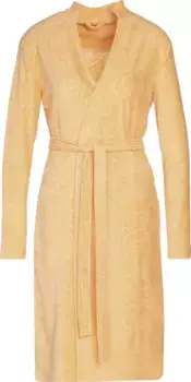 Халат Vossen "Лара" (1 шт.), с цветочным узором высокой/низкой структуры, цвет Apricot