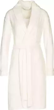 Халат Vossen "Вивьен", с окантовкой и нагрудным карманом, слоновая кость