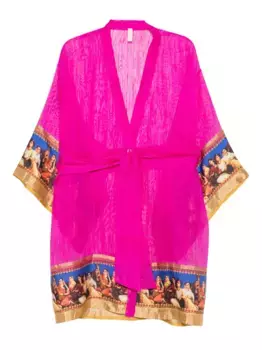 Халат в индийском стиле Dolci Follie, розовый