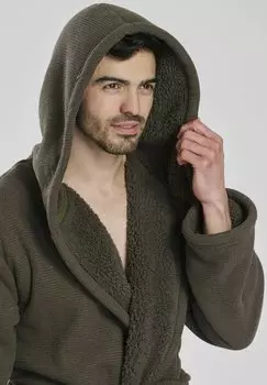 Халат WAFFLE BONDED Loungeable, хаки