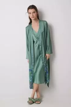Халат Women'Secret, зеленый