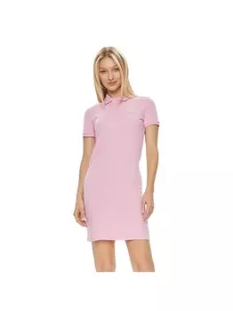 Халат женщина крокодил Lacoste, розовый