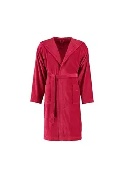 Халаты унисекс полупальто с капюшоном Техасский рубин - 390 VOSSEN, красный