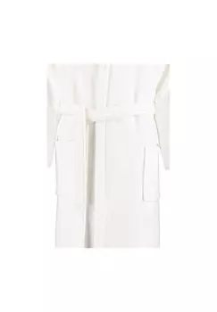 Халаты унисекс с капюшоном Face & Body белый - 01 RHOMTUFT