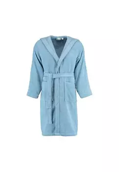 Халаты унисекс с капюшоном повседневные небесно-голубые - 447 ESPRIT, синий