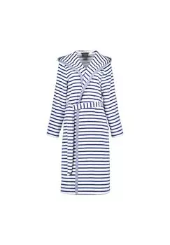 Халаты женские с капюшоном Breton 6596 темно-синий - 16 Cawo