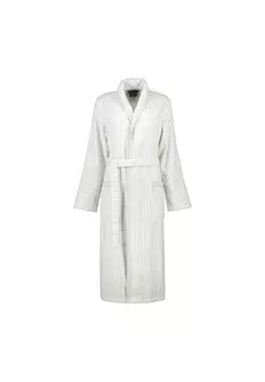 Халаты женские с шалевым воротником 3423 бело-серебристый - 76 Cawo, белый