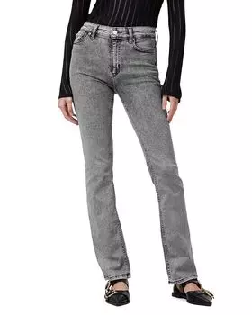 Халдан Узкие джинсы с заниженной посадкой и расклешенным низом, цвет: выбеленный серый ALLSAINTS, серый