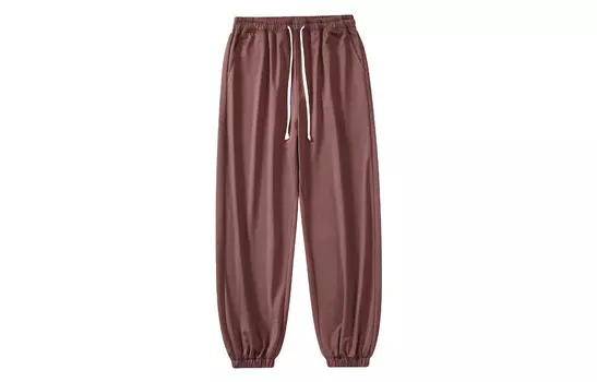 HALEBOSS Трикотажные спортивные штаны унисекс, Абрикос - обычный