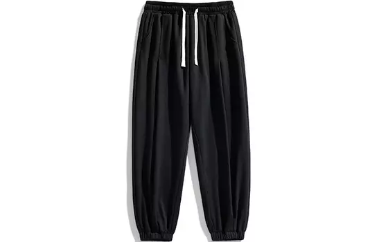 HALEBOSS Трикотажные спортивные штаны унисекс, Черный