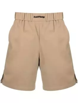 Halfboy шорты с кулиской и вышитым логотипом, серый