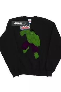 Халк Простая толстовка Marvel, черный