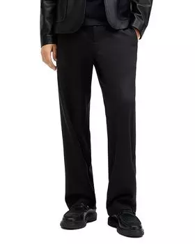 Халла Широкие Брюки ALLSAINTS, черный