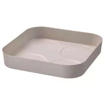 HALVTOM Стеллаж для баночек/бутылок для специй, серо-бежевый, 17x17 см IKEA
