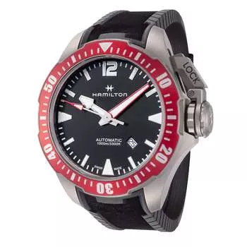 Hamilton Мужские часы H77805335 Khaki Navy Frogman 46 мм с автоматическим механизмом