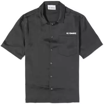 Han Kjobenhavn Перевернутая атласная отпускная рубашка, черный