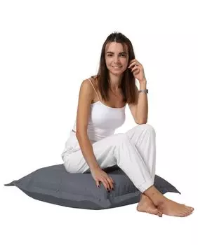 Hanah Home, Подушка- FRN1262, дымчатая, подушка, 100% переработанный пенополистирол высокой плотности