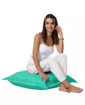 Hanah Home, Подушка - FRN1270, Бирюзовый, Подушка, 100% переработанный пенополистирол высокой плотности