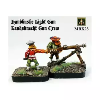 Handbuchse Light Gun с экипажем, Altuos Historical Miniatures - Renaissance Artillery & Crews (15mm)