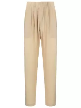 Handred шелковые брюки свободного кроя со складками, нейтральный цвет