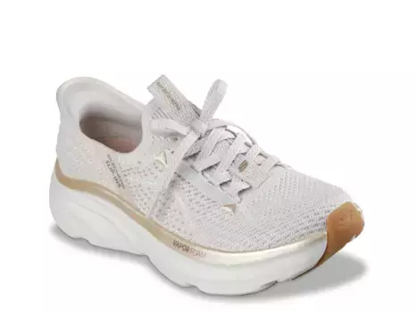 Hands Free Slip-Ins: D'lux Vapor Evening Glow Кроссовки - женские Skechers, Off White