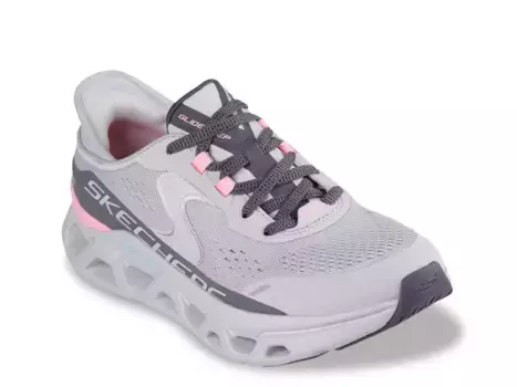 Hands Free Slip-ins: Glide-Step Altus Кроссовки - женские Skechers, Grey/Pink