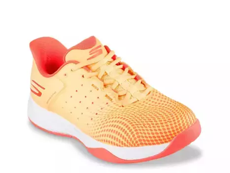 Hands Free Slip-ins Relaxed Fit Viper Court Reload Pickleball Кроссовки - женские Skechers, Peach
