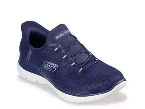 Hands Free Slip-Ins: Summit Classy Night Кроссовки- Women's Skechers, Navy