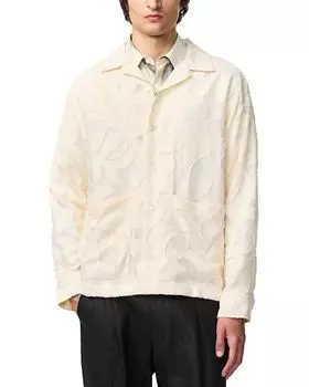 Хэнк 5025 Рубашка Regular Fit с жаккардовым узором NN07, слоновая кость/кремовый