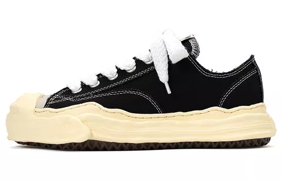 Hank OG Sole Low Черный Белый Mihara Yasuhiro