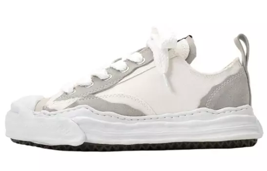 Hank Стильные кроссовки для скейтбординга унисекс с низким верхом белого цвета Mihara Yasuhiro