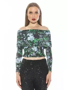 Ханна Топ ALEXIA ADMOR, цвет black floral