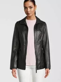 Ханне кожаная куртка 7 Eleven, черный