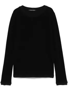 Hannes Roether свитер с круглым вырезом, черный