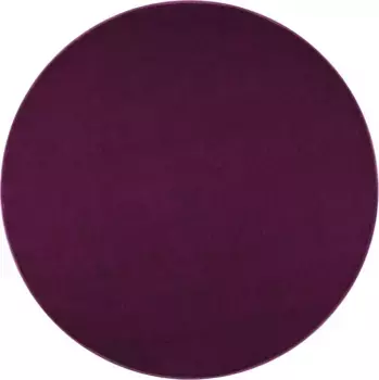 HANSE Домашний Ковер "Шаши", круглый, короткий ворс, однотонный, ковер, мягкий, столовая, детская, прихожая HANSE Home 200 см, цвет brombeer
