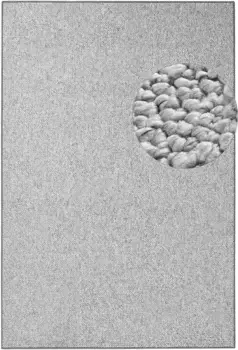 HANSE Домашний ковер "Wolly 2", прямоугольный, плоского переплетения, Сканди, имитация шерсти, столовая, гостиная, прихожая HANSE Home 160х240 см, серый