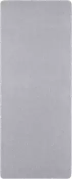 HANSE Домашняя дорожка "Шаши", прямоугольная, короткий ворс, однотонный, ковер, мягкий, столовая, детская, прихожая HANSE Home 80х200 см, цвет silberfarben