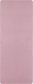 HANSE Домашняя дорожка "Шаши", прямоугольная, короткий ворс, однотонный, ковер, мягкий, столовая, детская, прихожая HANSE Home 80х200 см, светло-розовый