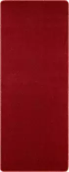 HANSE Домашняя дорожка "Шаши", прямоугольная, короткий ворс, однотонный, ковер, мягкий, столовая, детская, прихожая HANSE Home 80х300 см, красный