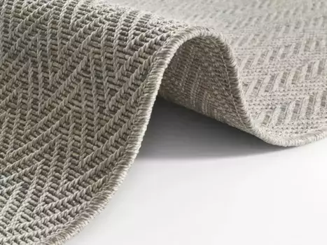 HANSE Home бегун "Nature 500", прямоугольный, плоского переплетения, для внутреннего и наружного использования, противоскользящий, для прихожей, для кухни, сада, террасы 80х350 см, цвет multi/grau