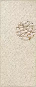 HANSE Home бегун "Wolly 2", прямоугольный, плоского плетения, ковер, имитация шерсти, Сканди, столовая, гостиная, прихожая 80х200 см, цвет creme