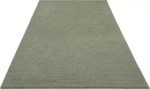 HANSE Home Carpet "Supersoft", прямоугольный, короткий ворс, ковер, современный, однотонный, гостиная, спальня 120х170 см, зеленый