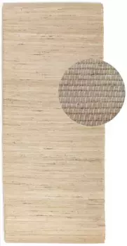 HANSE Home Ковер "Dhaka", прямоугольный, ручная работа, джут, шерсть, натуральный, гостиная, прихожая, классика, бохо 190х280 см, бежевый