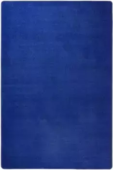 HANSE Home Ковер "Fancy", прямоугольный, короткий ворс, мягкий, однотонный, сшитый, гостиная, спальня, столовая 160х240 см, синий