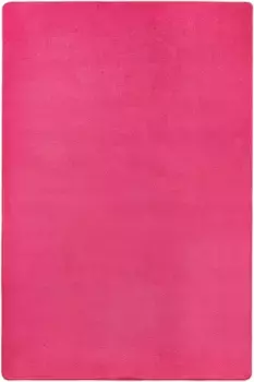 HANSE Home Ковер "Fancy", прямоугольный, короткий ворс, мягкий, однотонный, сшитый, гостиная, спальня, столовая 200х280 см, розовый