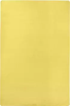 HANSE Home Ковер "Fancy", прямоугольный, короткий ворс, мягкий, однотонный, сшитый, гостиная, спальня, столовая 200х280 см, цвет gelb