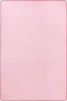 HANSE Home Ковер "Fancy", прямоугольный, короткий ворс, мягкий, однотонный, сшитый, гостиная, спальня, столовая 80х150 см, розовый